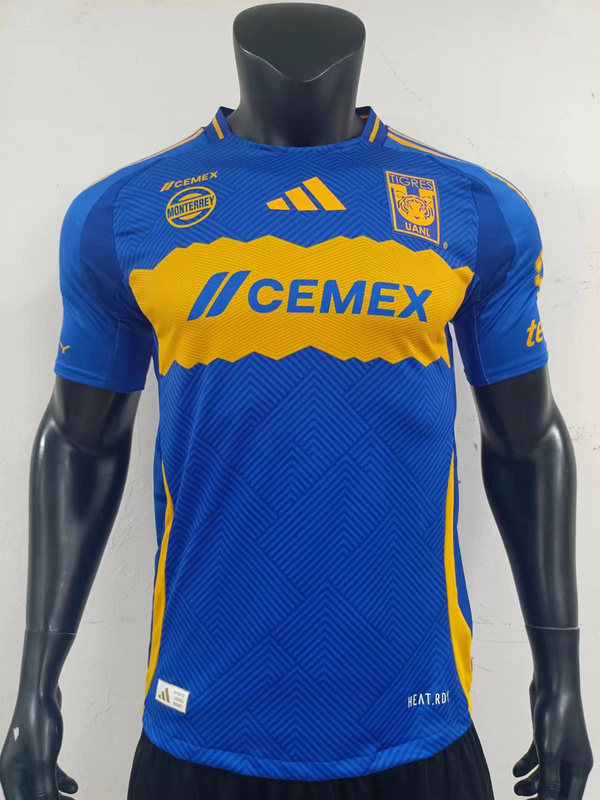 AAA Quality Tigres UANL 24/25 Away Blue Leaked Jersey(Player)